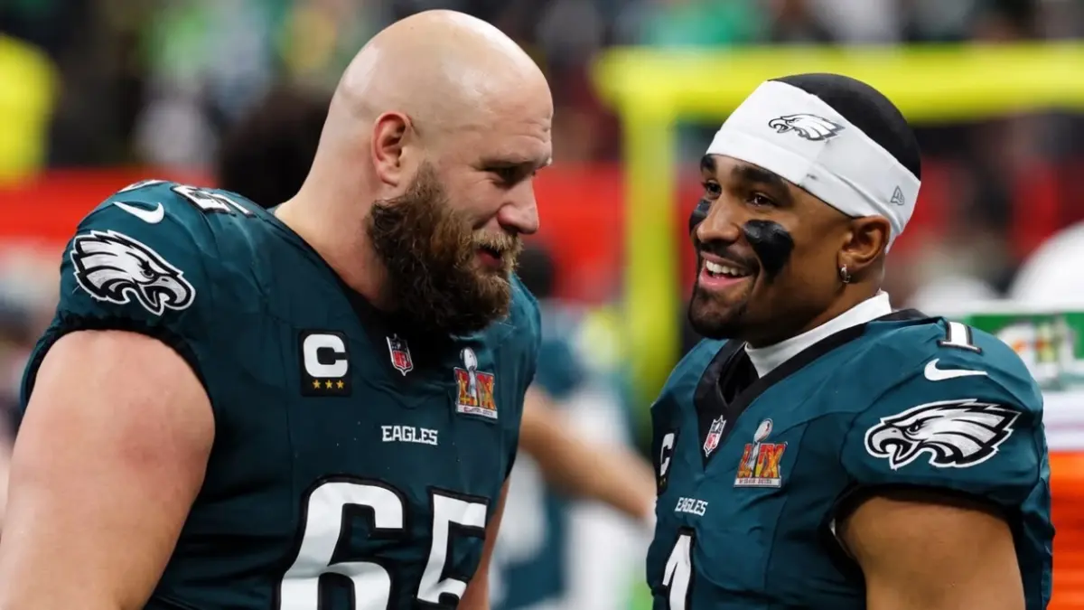 Stephen A. Smith Blasts Nick Sirianni After Week 4 Collapse Against Rams: "In a World of Trouble" 1 Lane Johnson and Jalen Hurts