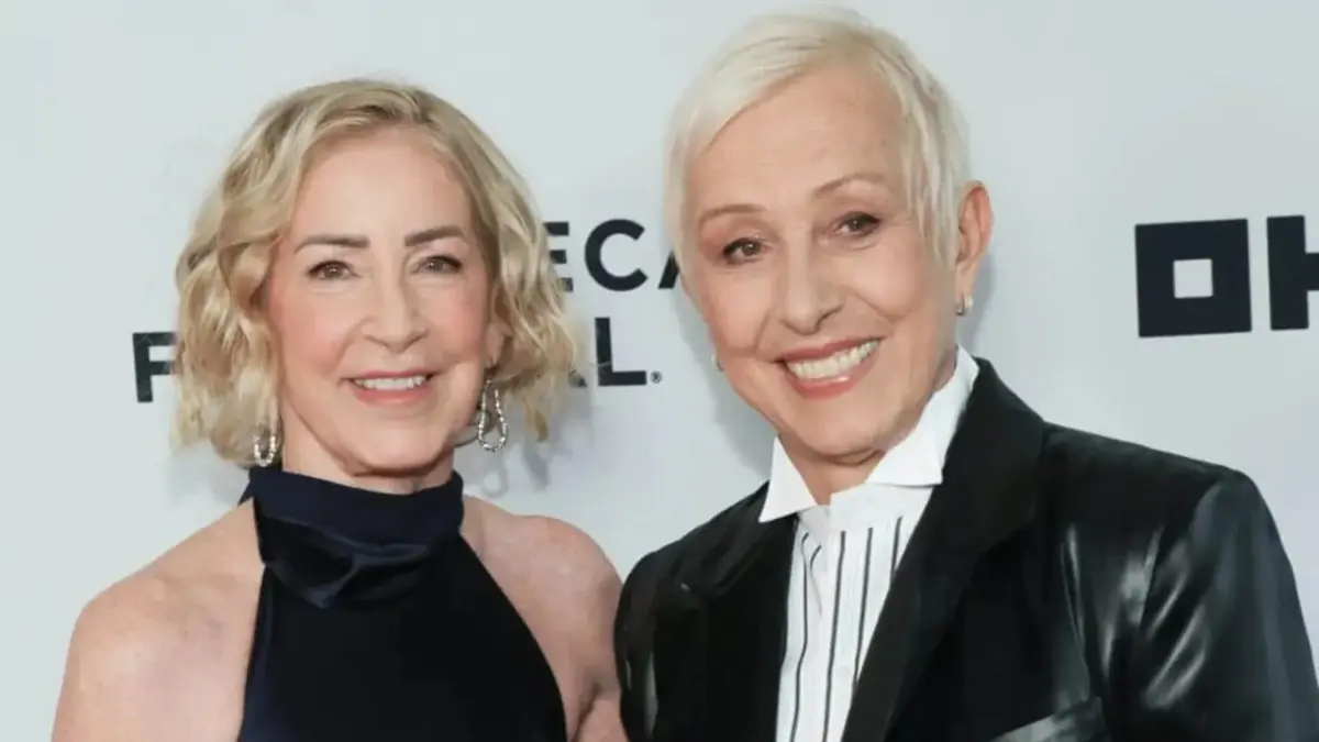 Martina Navratilova Rushes to Sophie Cunningham's Defense After Journalist Urges Indiana Fever to Part Ways With Her Amid WNBA Trans Debate 1 Chris Evert and Martina Navratilova