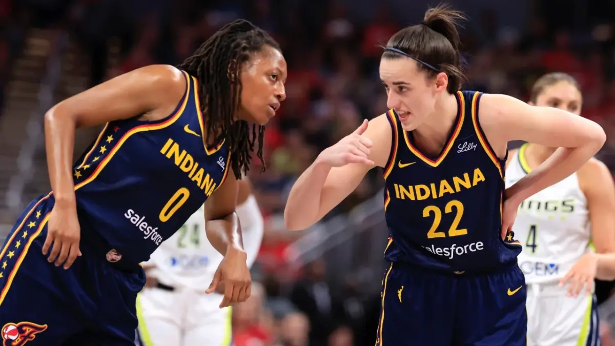 Caitlin Clark Condemns Racial Hate Kelsey Mitchell Received: "That's Not Something I Stand For" 1 Mitchell and Clark have been unstoppable