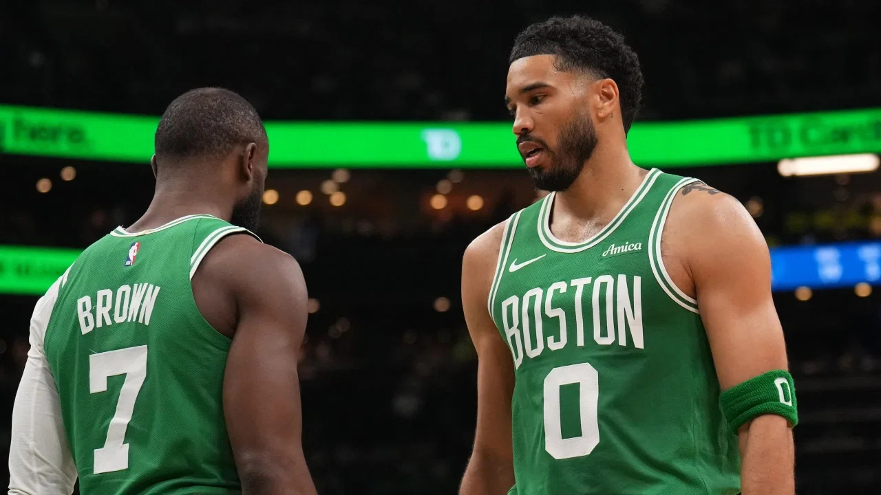 Jaylen Brown Hasn’t Spoken to Jayson Tatum Since Trade to 76ers, Reveals Malika Andrews