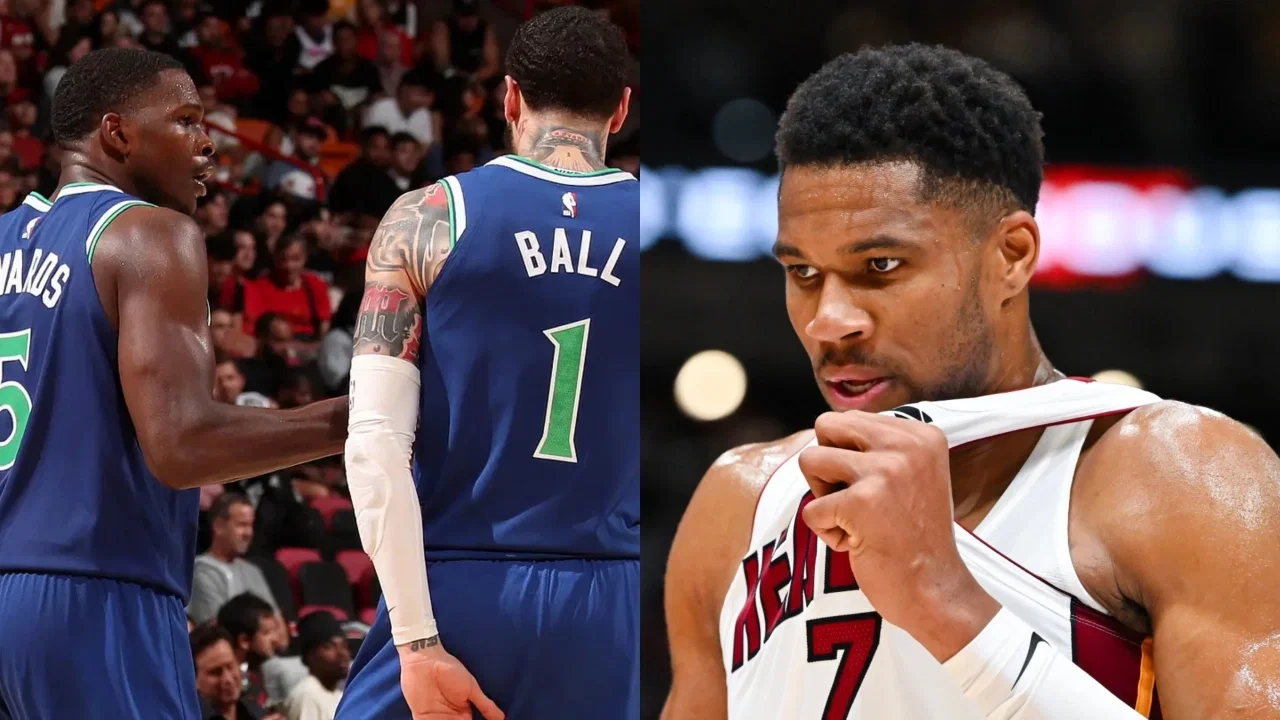 Anthony Edwards & LaMelo Ball-led Wolves Humiliate Giannis Antetokounmpo on Heat Debut