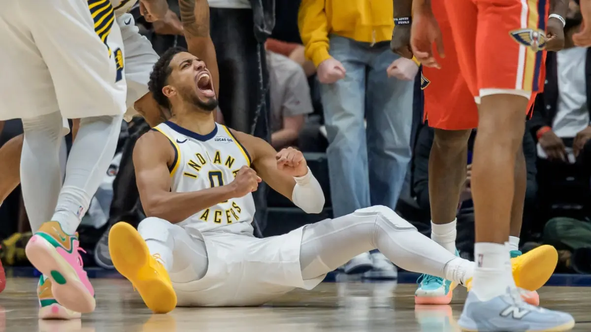 Tyrese Haliburton Holds Back Tears in 1st Game Back From Achilles Tear 1 Tyrese Haliburton