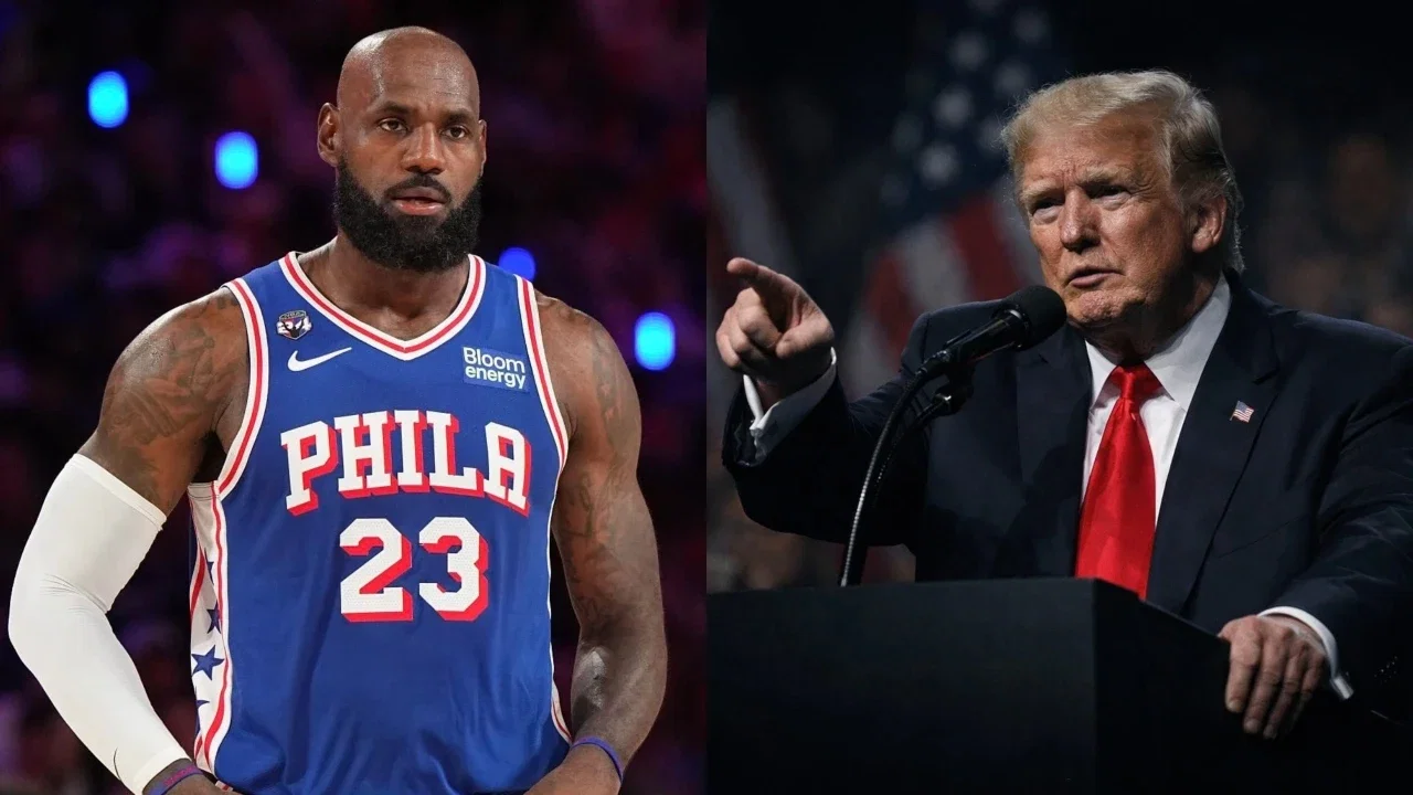 Donald Trump Slams LeBron James for Disrespecting National Anthem Ahead of 76ers Debut