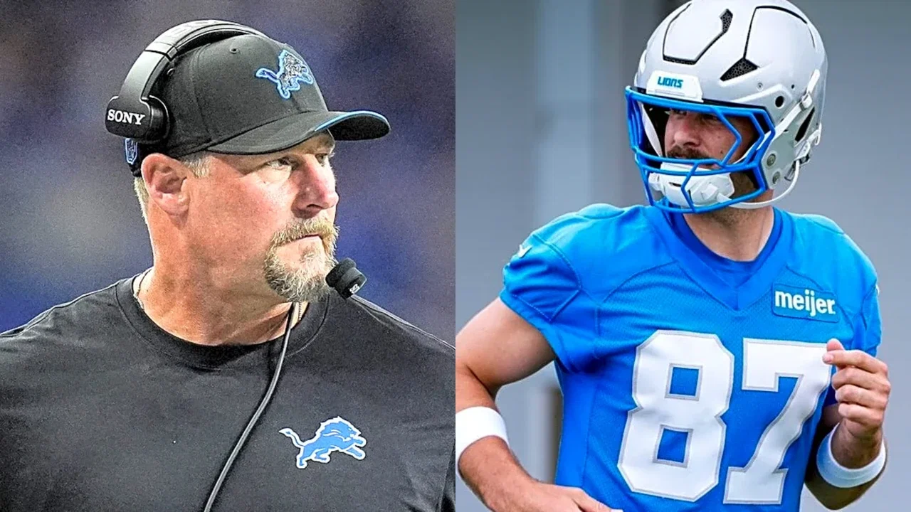 Dan Campbell Loses It in Press Conference Over Sam LaPorta Questions and Walks Away