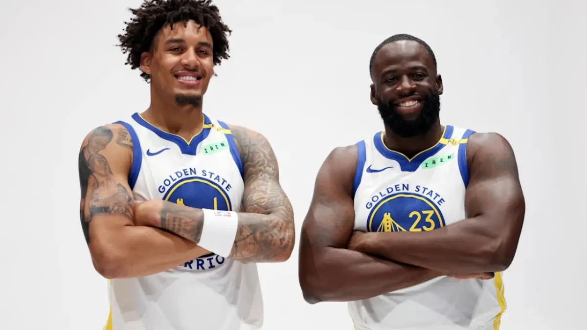 Draymond Green Backs Rookie Yaxel Lendeborg Trash-Talking Luka Doncic 1 Yaxel Lendeborg and Draymond Green