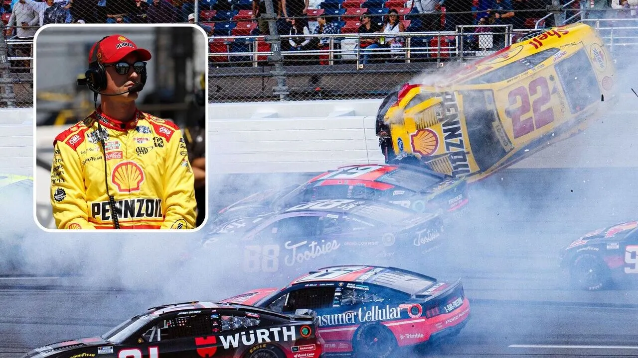 “Happy to be Alive!” Joey Logano Escapes Violent Upside-Down Talladega Wreck Without an Injury
