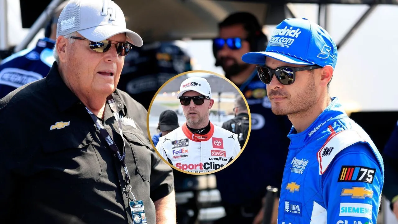 Denny Hamlin Exposes “Master” Rick Hendrick’s Chevy Garage Hegemony After Kyle Larson’s Controversial Talladega win