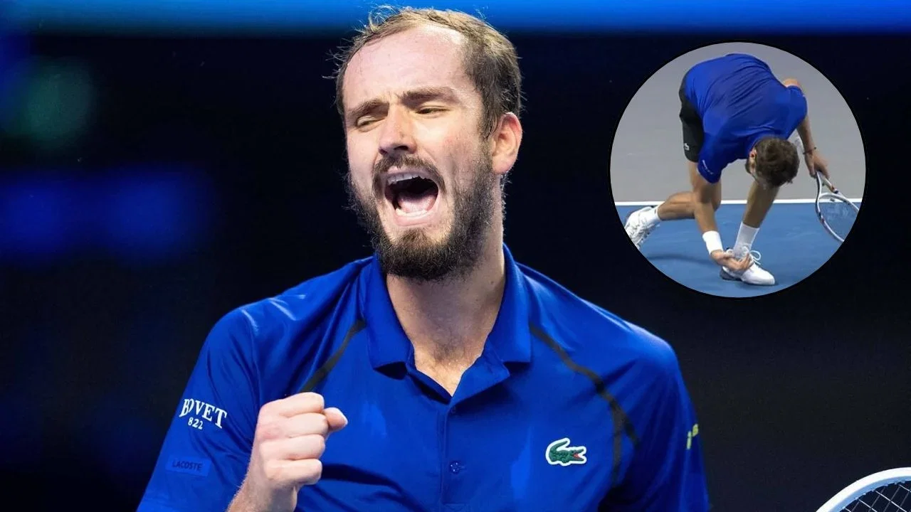 Daniil Medvedev Punches Court in Bizarre Outburst During Tough Vienna Open Match: “ATP Like It When People Hurt Themselves”